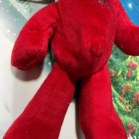 MEMTS limited Editions red 9" Bear Claus '98 - number 16924 of 72,000 produced - Picture 3 of 5